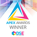 DSE (Digital Signage Expo) APEX Awards winner logo