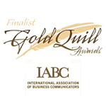 IABC Gold Quill Awards finalist logo