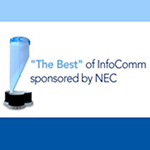 NEC Best of InfoComm Award winner logo