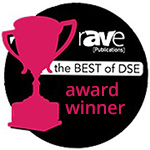 rAVe Publications Best of DSE (Digital Signage Expo) Awards winner logo