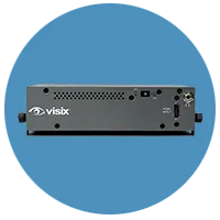 The Visix Element 4K digital signage media player is compact and supports both wired and wireless networking