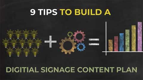 See 9 tips for crafting a content strategy for your digital signage system.