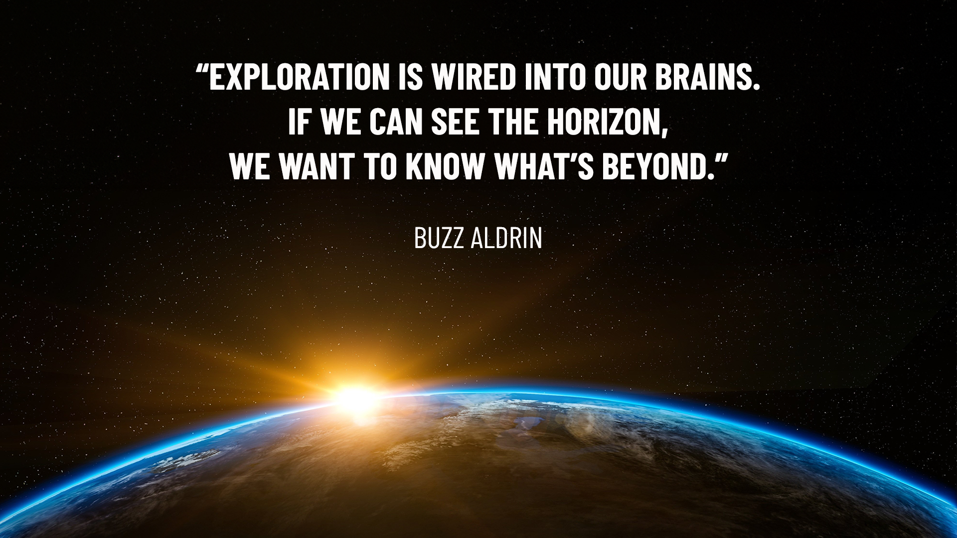 Free Graphic | Inspirational Quotes | Quote by Buzz Aldrin