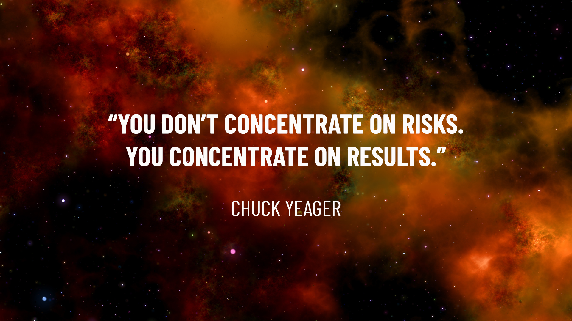 Free Graphic | Inspirational Quotes | Quote by Chuck Yeager
