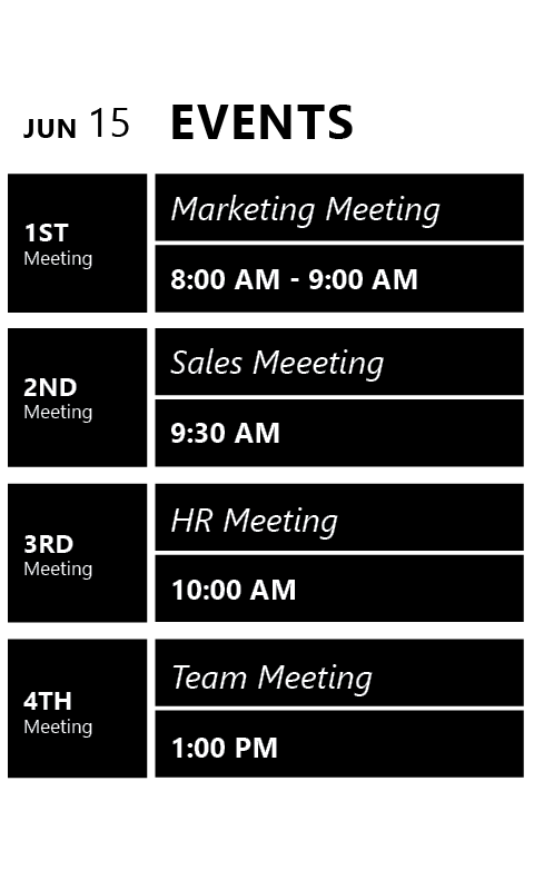 EPS 74 Events Portrait Layout 3 Sample – 480x800 EPS 74 Events Portrait Layout 3 Sample – 480x800