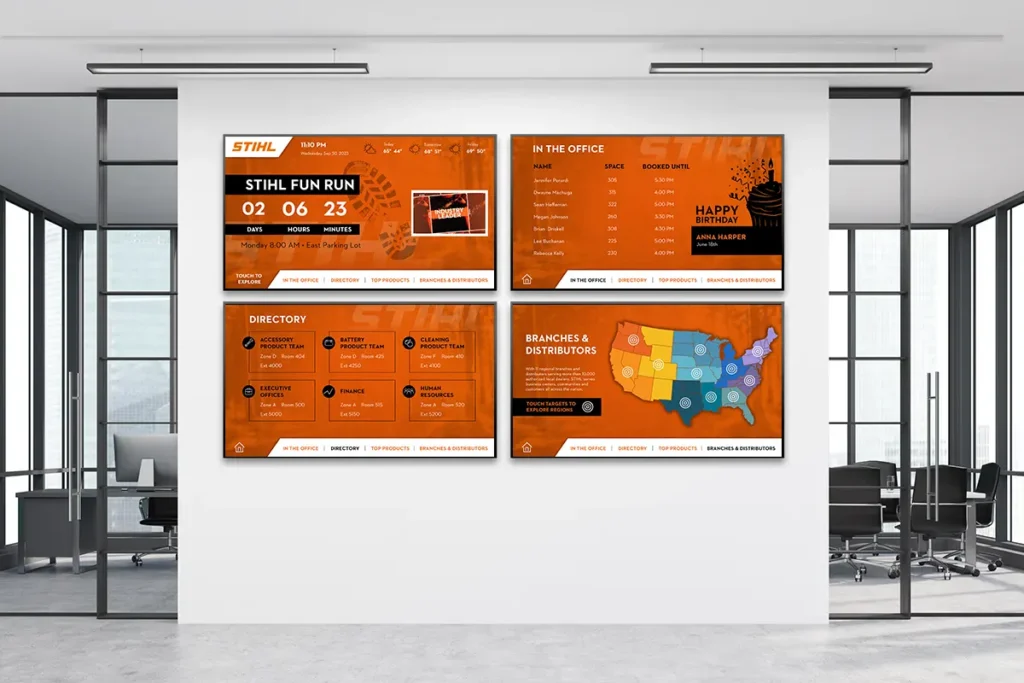 AxisTV Signage Suite lets you create, manage and deliver dynamic visual communications across your organization. 