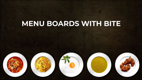 Menu boards improve the customer experience by giving people more information about their choices and saving them time.