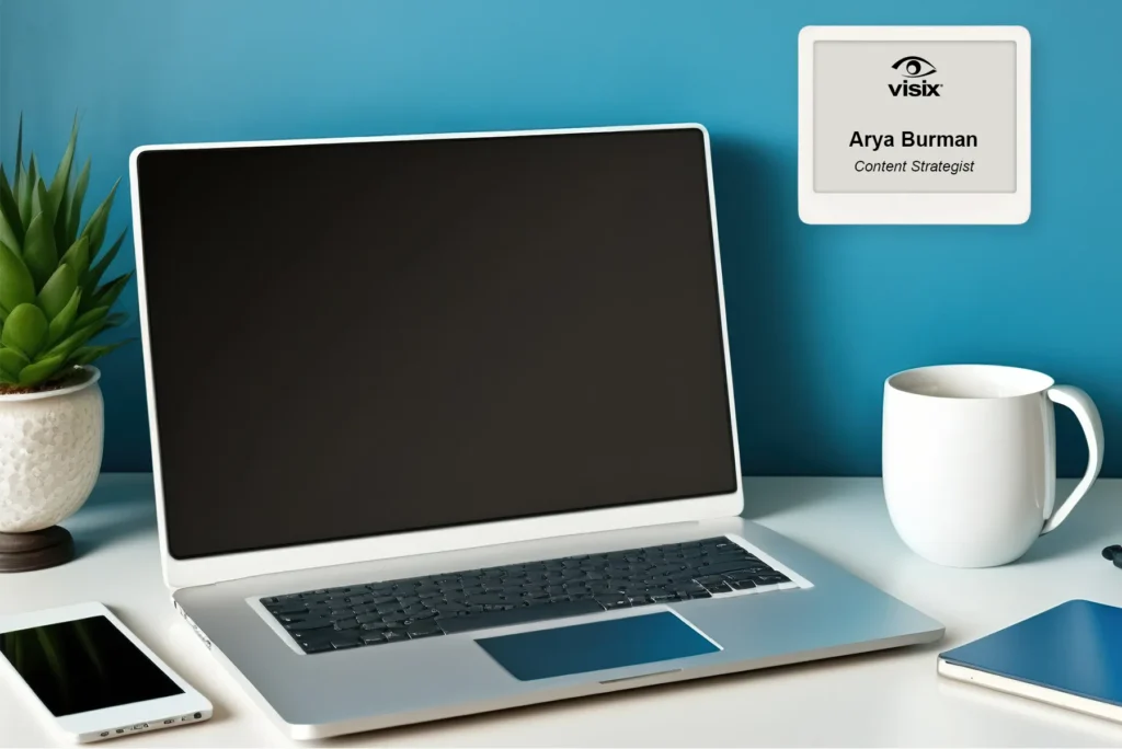 Use our EPS 42 epaper signs as digital desk name plates for more flexibility and less waste
