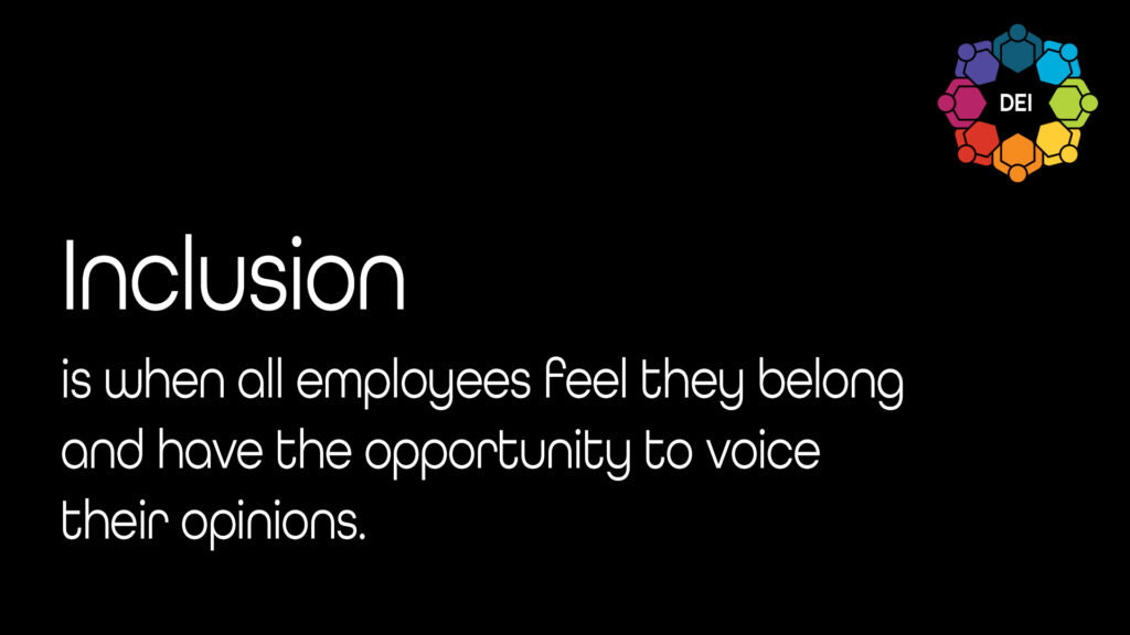 Free Graphic | DEI | Inclusion (Dark Design)