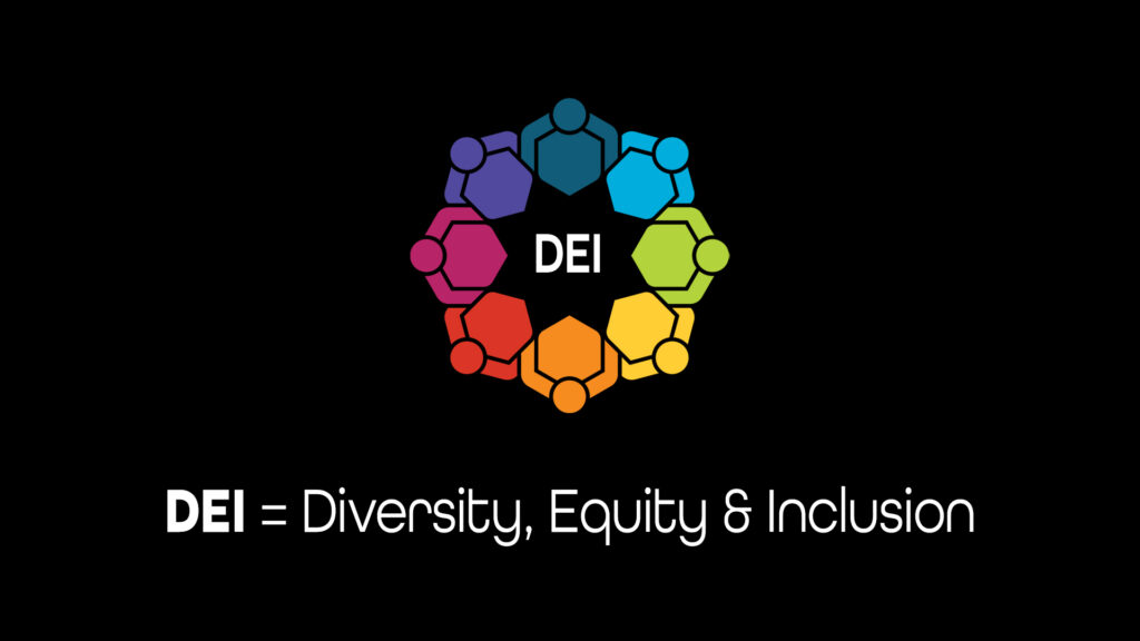 Free Graphic | DEI | Meaning (Dark Design)