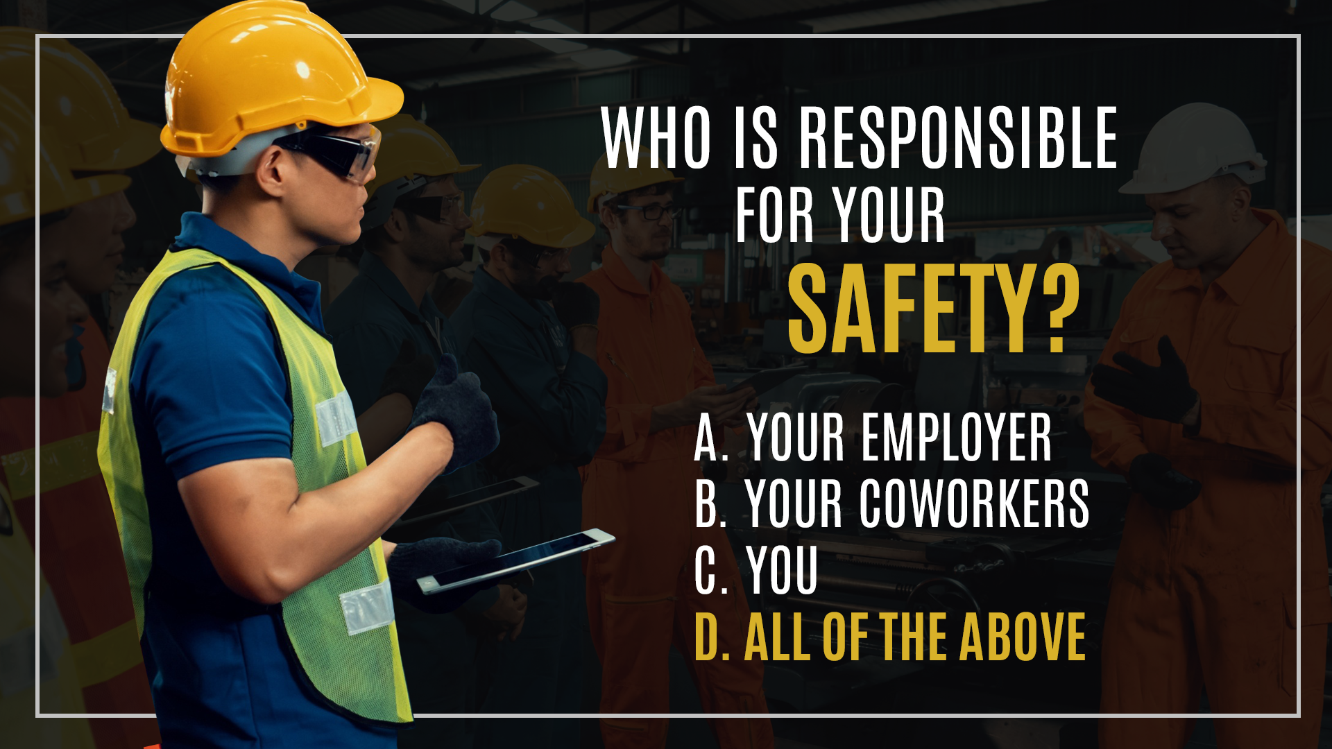Free Graphic | Safety Tips | Who's Responsible