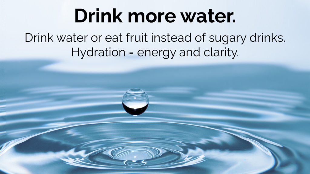 Free Graphic | Workplace Wellness | Drink More Water