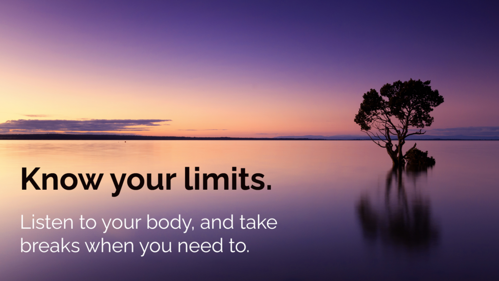 Free Graphic | Workplace Wellness | Know Your LImits