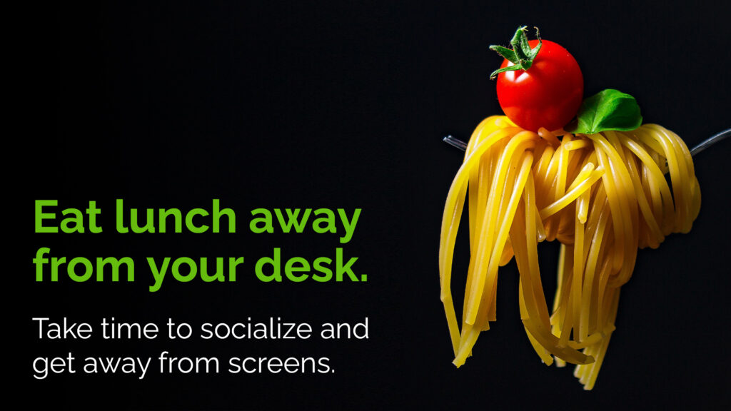 Free Graphic | Workplace Wellness | Eat Lunch