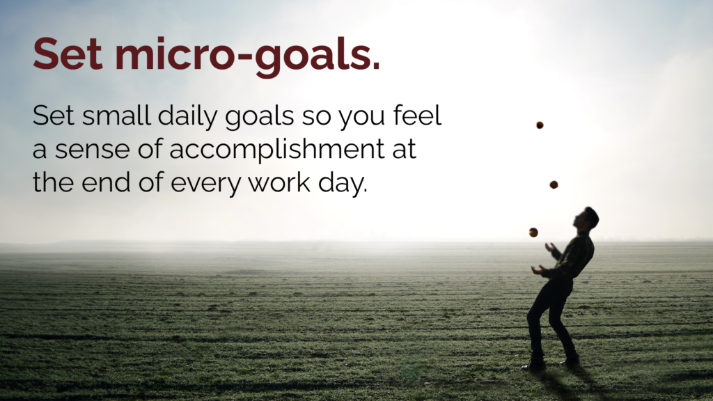 Free Graphic | Workplace Wellness | Set Micro-Goals