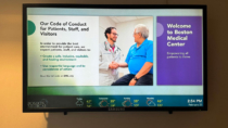 AxisTV Signage Suite digital signage at Boston Medical Center