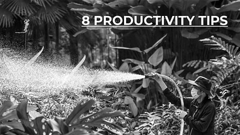 We’re all busy and we all get stressed. Why not do something about that? Here's a quick list of 8 productivity tips.