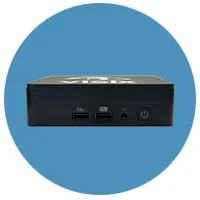The Visix NUC 4K digital signage player is compact and supports resolutions up to 3840×2160