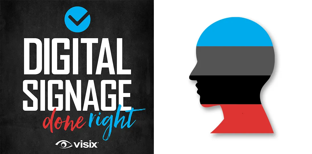 DSDR podcast logo with striped head to represent training subscription knowledge