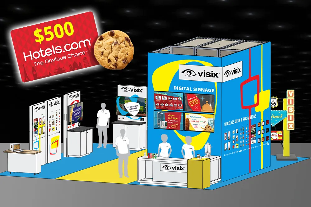 Come to booth #C7814 at InfoComm 2026 at the Las Vegas Convention Center in Orlando, June 17-19. Free show pass, swag, drinks, snacks and more.